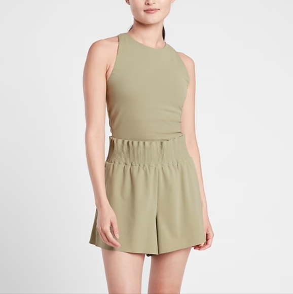 Athleta Pants - Athleta Green Sleeveless Jumpsuit with Fitted Bodice